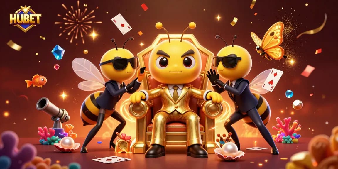 Experience exciting online gaming at HUBET with dynamic casino elements and vibrant visuals.