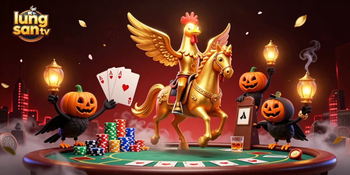 Experience thrilling gambling action with lương sơn tv in a captivating midnight casino scene.