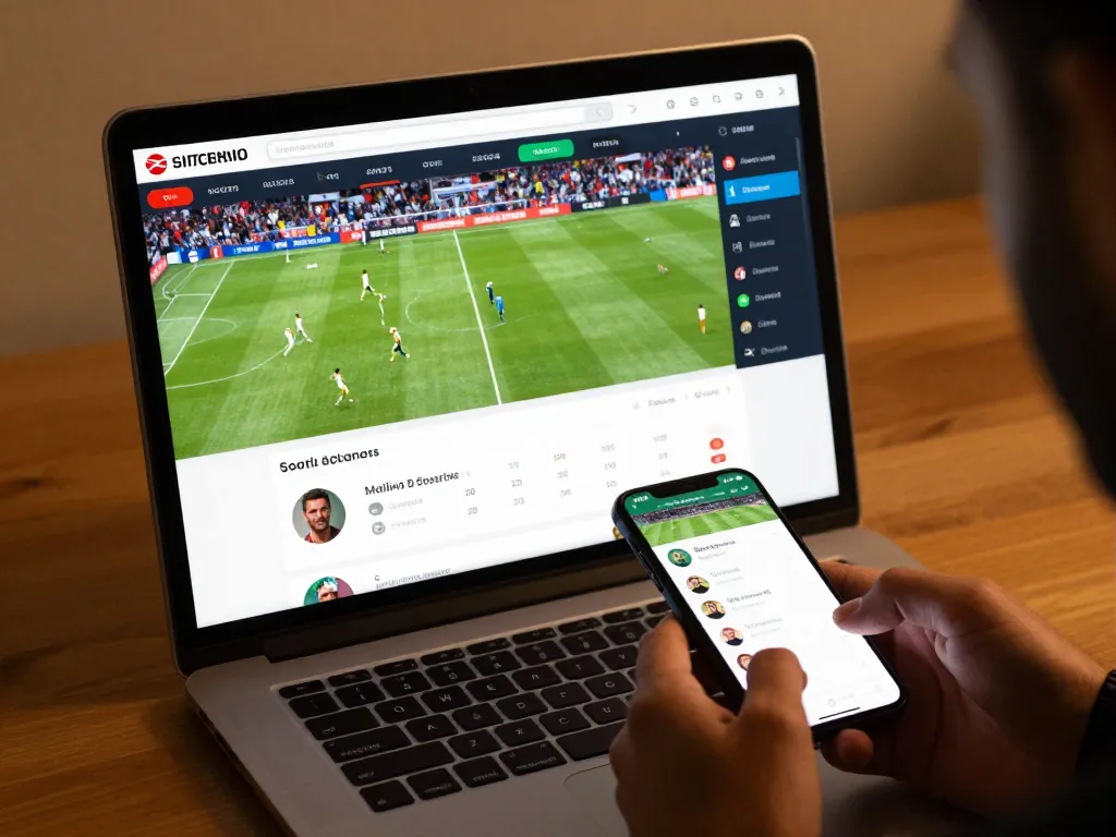 Engaging scene of online sports betting with o8 bóng đá app showing live odds and soccer matches