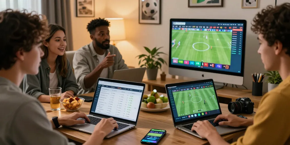 SBOBET users enjoying live betting and score predictions in a vibrant setting.
